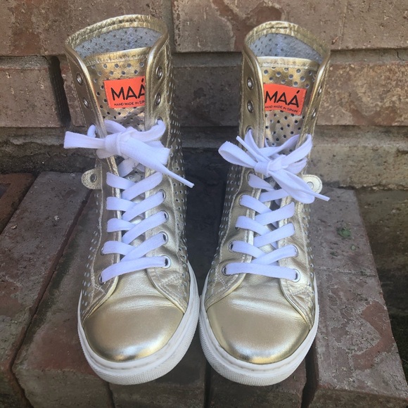 MAA Other - MAA leather high top sneakers